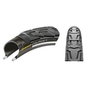 Велосипедная покрышка Continental CityRide II, 700 x 42C, 42-622, с отражающей полосой Велосипедная покрышка Continental CityRide II, 700 x 42C, 42-622, с отражающей полосойВелопокрышки<br><br>