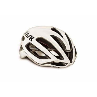 Велошлем Kask PROTONE, 11 отверстий, пенистый полистирол, поликарбонат, шоссе, 230 г, белый Велошлем Kask PROTONE, 11 отверстий, пенистый полистирол, поликарбонат, шоссе, 230 г, белыйВелошлемы<br>Аэродинамические характеристики, малый вес, максимальная вентиляция, удивительное удобство и прекрасный вид - шлем Kask Protone является выбором профессиональной команды Sky в этом сезоне.<br><br><br>Kask Protone весит всего 230 г и имеет подкладку 3D DRY с многослойной структурой открытых клеток, чтобы обеспечить лёгкость и удобство. Шлем имеет невероятную аэродинамику и хорошо проветривается. Система внутренних каналов Wind-Tunnel обеспечивает впечатляющий обдув, ведь Protone направляет поток воздуха внутрь шлема, независимо от положения головы гонщика. Технология мульти-литья поликарбонатного покрытия сверху для прочности, надёжности и улучшенной амортизации при ударе. Укрепленный внутренним каркасом корпус из полистирола снижает шанс того, что шлем раколется на куски в случае аварии.<br><br>Особенности:<br>- Посадка Octo Fit: прорезиненное колёсико-храповичок для микрорегулировки охвата обеспечивает улучшенное сцепление пальцев; плавающая рамка на затылке имеет внутренние смягчающие гелевые подклаки для оптимального комфорта. Рамка свободно поворачивается на 180°, обеспечивая идеальную посадку на голову любой формы; форма и структура рамки разработана для обеспечения наилучшего прилегания и поддержки, оставаясь при этом невесомо лёгкой.<br>- Технология MIT, применяемая ко всем велосипедным шлемам Kask, гарантирует высокую безопасность и полную защиту благодаря поликарбонатному слою, который покрывает оболочку сверху, охватывая кольцом безопасности затылок.<br>- Обработка Sanitized: ткань внутренней обивки обработана антибактериальной и антимикробной технологией Sanitized.<br>- Ремешок под подбородок из гипоаллергенной и моющейся эко-кожи чрезвычайно удобен и помогает избежать раздражения кожи.<br>- Укреплённый внутренний каркас предотвращает раскалывание шлема на куски в случае аварии.<br>- Наклейки высокой видимости для максимальной безопасности даже в условиях плохой видимости.<br>- Трехмерная подкладка имеет многослойную конструкцию с открытыми ячейками, которая помогает быстрее отводить тепло и пот от головы. Подкладки съёмные и моющиеся.<br>- Вес: 230 г (размер М), 250 г (размер L).<br>- В комплекте сумка для хранения шлема.<br>- Соответствует стандартам CE EN 1078, CPSC 1203, AS / NZS 2063.<br>- На 100% СДЕЛАНО В ИТАЛИИ.<br>