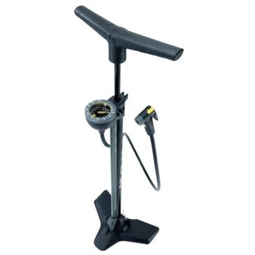 Насос Topeak JoeBlow Race, 200 Psi / 14 Bar, напольный, черный, TJB-RC1B Насос Topeak JoeBlow Race, 200 Psi / 14 Bar, напольный, черный, TJB-RC1BВелосипедный насос<br>Универсальный напольный насос для домашних механиков и спортсменов. Увеличенная камера для максимально быстрой накачки. Удобная головка SmartHead позволяет стравливать лишнее давление специальной кнопкой. Совместим со всеми стандартами ниппеля, включает насадки для накачивания мячей. Насос оборудован информативным манометром. Максимальное давление 200 Psi или 14 Bar. <br><br>Тип насоса Напольный<br>Наконечник SmartHead™ / Presta / Schrader / Dunlop<br>Корпус насоса Сталь<br>Манометр есть<br>Тип манометра Механический с отсечкой<br>Макс. давление 200 Psi/14 Bar<br>Материал Пластик, Сталь<br>Дополнительно Насадки для мячей / надувных игрушек<br>Размеры 19.3 x 26 x 67.5<br>Вес товара 1.4 кг<br>