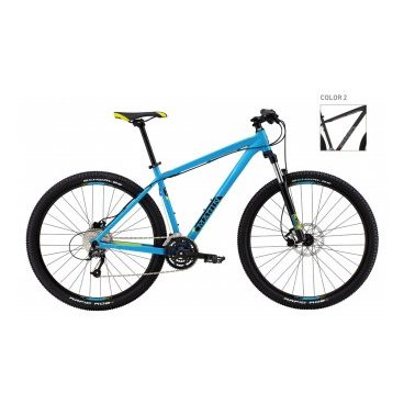 Горный велосипед MARIN BOBCAT TRAIL 9.4 2016 Горный велосипед MARIN BOBCAT TRAIL 9.4 2016Горные (MTB)<br>MARIN BOBCAT TRAIL 9.4 2016<br>Велосипед Marin Bobcat Trail 9.4, 29 (2016), надежный горный велосипед от Американского производителя Marin, новый стандарт колес 29, отличный накат и управляемость, подойдет как на средний рост, так и на высоких любителей велосипедного спорта, рама выполнена из прочного и легкого алюминиевого сплава, гидравлические дисковые тормоза сделают ваше катание максимально безопасным, надежное навесное оборудование японского производителя Shimano, плавное и точное переключение в любых условиях, амортизационная вилка с возможностью регулировки жесткости сгладит все неровности дорожного покрытия и снизит нагрузку на позвоночный столб, усиленные колеса.<br><br><br><br><br><br><br>Общие характеристики<br><br><br>Модель<br>2016 года<br><br><br>Тип<br>для взрослых<br><br><br>Область применения<br>горный (MTB), кросс-кантри<br><br><br>Вес велосипеда<br>14.24 кг<br><br><br>Рама, вилка<br><br><br>Материал рамы<br>алюминиевый сплав<br><br><br>Амортизация<br>Hard tail (с амортизационной вилкой)<br><br><br>Наименование мягкой вилки<br>SR Suntour XCM-LO 29<br><br><br>Конструкция вилки<br>пружинно-масляная<br><br><br>Уровень мягкой вилки<br>спортивный<br><br><br>Ход вилки<br>100 мм<br><br><br>Регулировки вилки<br>жесткости пружины, блокировка хода<br><br><br>Конструкция рулевой колонки<br>полуинтегрированная, безрезьбовая<br><br><br>Размер рулевой колонки<br>1 1/8<br><br><br>Колеса<br><br><br>Диаметр колес<br>29 дюймов<br><br><br>Наименование покрышек<br>Schwalbe Rapid Rob, 29x2.25<br><br><br>Наименование ободов<br>Maddux<br><br><br>Материал обода<br>алюминиевый сплав<br><br><br>Двойной обод<br>есть<br><br><br>Торможение<br><br><br>Наименование переднего тормоза<br>Tektro Auriga, 180mm<br><br><br>Тип переднего тормоза<br>дисковый гидравлический<br><br><br>Уровень переднего тормоза<br>спортивный<br><br><br>Наименование заднего тормоза<br>Tektro Auriga, 180mm<br><br><br>Тип заднего тормоза<br>дисковый гидравлический<br><br><br>Уровень заднего тормоза<br>спортивный<br><br><br>Возможность крепления дискового тормоза<br><br>рама, вилка, втулки<br><br><br>Трансмиссия<br><br><br>Количество скоростей<br>27<br><br><br>Уровень заднего переключателя<br>прогулочный<br><br><br>Наименование заднего переключателя<br>Shimano Acera Shadow<br><br><br>Уровень переднего переключателя<br>прогулочный<br><br><br>Наименование переднего переключателя<br>Shimano Altus<br><br><br>Уровень манеток<br>прогулочные<br><br><br>Наименование манеток<br>Shimano Altus RapidFire Plus<br><br><br>Конструкция манеток<br>триггерные двухрычажные<br><br><br>Уровень каретки<br>прогулочные<br><br><br>Наименование каретки<br>Sealed Cartridge Bearing<br><br><br>Конструкция каретки<br>неинтегрированная<br><br><br>Тип посадочной части вала каретки<br>квадрат<br><br><br>Уровень кассеты<br>прогулочные<br><br><br>Наименование кассеты<br>SunRace, 11-36T<br><br><br>Количество звезд в кассете<br>9<br><br><br>Количество звезд системы<br>3, число зубьев 44-32-22<br><br><br>Конструкция педалей<br>платформы<br><br><br>Руль<br><br><br>Конструкция руля<br>изогнутый<br>