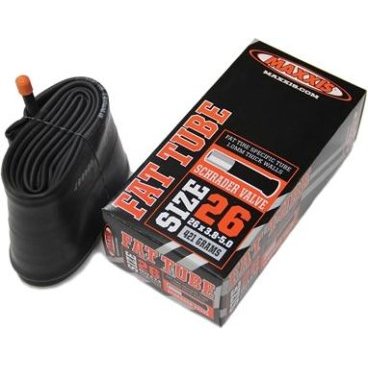 Камера Maxxis FAT, 3.8/5.0, автониппель, IB68600800 Камера Maxxis FAT, 3.8/5.0, автониппель, IB68600800Камеры для велосипеда<br>Универсальная камера Maxxis для фэтбайков с традиционным диаметром колёс. Подойдёт для большинства покрышек шириной от 3.8 до 5 дюймов. Толщина стенки камеры составляет 1мм, что обеспечивает малый вес при хорошей устойчивости к проколам.<br><br><br><br>Характеристики:<br><br>Производитель: MAXXIS<br>Размер колеса: 26<br>Толщина стенки: 1мм<br>Цвет: черный<br>Ширина камеры: 3.80/5.00<br>