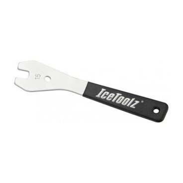 Ключ педальный Ice Toolz, 15мм, 33F5 Ключ педальный Ice Toolz, 15мм, 33F5Велоинструменты<br>Производитель: ICE TOOLZ. Данный ключ предназначен для установки или демонтажа велосипедных педалей которые имеют 2 или 4 грани. Благодаря маленькой толщине позволяет работать практически с любыми педалями и шатунами. Изготовлен из особопрочной инструментальной стали, что существенно увеличивает срок службы. <br><br>Размер: 15 мм.<br>Материал: хромолевая сталь.<br>