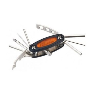 Мини-набор Ice Toolz Mighty 17, складной, 17 инструментов, 97C3 Мини-набор Ice Toolz Mighty 17, складной, 17 инструментов, 97C3Велоинструменты<br>Производитель: ICE TOOLZ. Высокофункциональный спец инструмент который просто обязан быть у каждого велосипедиста. Отлично подойдет для использования в домашних условиях, а также во время разных влосипедных покатушек. Выполнен данный набор из высококачественной стали, что существенно увеличивает его устойчивость к износу.<br><br>В данном наборе Вы найдете:<br><br>Шестигранники: 1.5 x 2 x 2.5 x 3 x 4 x 5 x 6 x 8 mm.<br>Отвертка крестообразная и с плоским лезвием.<br>Гаечные ключи: 8 x 9 x 10 x 15 mm.<br>Спицные ключи: 14 x1 5G.<br>Монтажная лопатка 1 шт.<br>Вес: 169 грамм.<br>