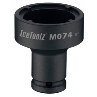 Инструмент для установки каретки ICE TOOLZ, стопорное кольцо 4 лапки, M074 Инструмент для установки каретки ICE TOOLZ, стопорное кольцо 4 лапки, M074Велоинструменты<br>Удобный ключ для установки стопорного кольца (контрагайки)<br>Этот ключ не соскальзнет и предотвратит слизовывание граней<br>