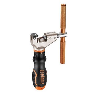 Выжимка цепи ICE TOOLZ, HG/UG/IG, 6-10 ск., 62P3 Выжимка цепи ICE TOOLZ, HG/UG/IG, 6-10 ск., 62P3Велоинструменты<br>Выжимка цепи, совместима с цепями HG/UG/IG Shimano® для 6 -10 ск, Cr-Mo сталь. Специальная конструкция обеспечивает нахождение цепи в правильной позиции, поэтому отпадает необходимость придерживать пальцами цепь и избежать загрязнения<br>