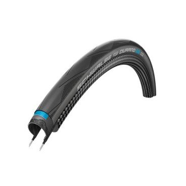 Шоссейная покрышка Schwalbe DURANO DD 700x23C, 11100971 Шоссейная покрышка Schwalbe DURANO DD 700x23C, 11100971Велопокрышки<br>Ключевые качества Schwalbe - Складная шоссейная покрышка Durano Double Defense <br>Аббревиатура DD означает двойная защита от проколов. Защита Race Guard дополнена эффективной защитой на стенках Double Defense. Над кордом находится высокоплотная защита от проколов High Density Guard + SnakeSkin ( змеиная кожа). SnakeSkin - дополнительный слой, который защищает шину от боковых порезов, добавляя только 50 гр к шине особенно это важно на горных трассах.<br><br> Отличная покрышка для гонок или тренировок даже в холодную и сырую погоду<br> Двойная защита на боковинах<br> Двойной состав для отличного сцепления<br> Защита от проколов Schwalbe RaceGuard<br><br>Характеристики:<br> Размер: 700x23c<br> Вес: 275 г<br> Давление: 85-145 PSI<br>