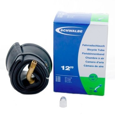 Велокамера Schwalbe 47/62-203 мм/ 12,5x2,25, AV1-45, 10405320 Велокамера Schwalbe 47/62-203 мм/ 12,5x2,25, AV1-45, 10405320Камеры для велосипеда<br>Велокамеры Schwalbe являются единственными в мире, удостовенными печати качества VSF all ride (германская <br>ассоциация продавцов только высококачественной продукции).Победитель теста велокамера Schwalbe SV13.<br><br>Велокамеры Schwalbe удерживают воздух значительно дольше, потому что качеству и чистоте материала уделяется <br>максимальное внимание. Каждая велокамера Schwalbe накачивается на заводе индивидуально и в течении 24 часов <br>проверяется на пропускаемость воздуха. При этом камера помещаятся в прессформу, что гарантирует стабильность толщины <br>стенок и удержание воздуха.<br><br><br><br> размер колеса: 47/62-203 мм/ 12,5x2,25 дюймов<br><br> клапан: AV 1-45 (40 мм)<br><br> вес: 180 гр<br><br> цвет: черный<br><br> ниппель: auto/moto<br><br> нипель под 45° подойдет для детских колясок<br>