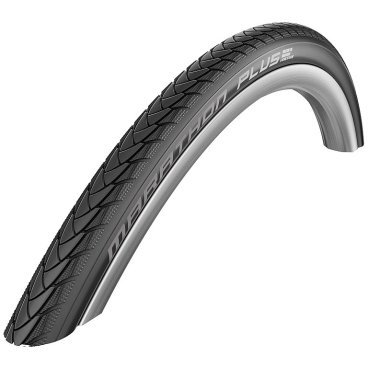 Покрышка Schwalbe Marathon Plus 24x1 3\8 (37-540),SmartG\B&R, 10281440 Покрышка Schwalbe Marathon Plus 24x1 3\8 (37-540),SmartG\B&R, 10281440Велопокрышки<br>Характеристики<br><br>Назначение: Коляски<br>Протектор: HS348, слик<br>TPI: 67<br>Каркас: Проволочный<br>Защита: SmartGuard<br>Размер: 24x1 3\8 (37-540) <br>Материал/Версия: SmartG\B&R<br>Давление: 4.5-7.0 Bar, 50-85 PSI <br>Компаунд: 2grip - BlacknRoll <br>Вес: 780 г<br>Цвет: Черный<br>Нагрузка:85кг.<br>