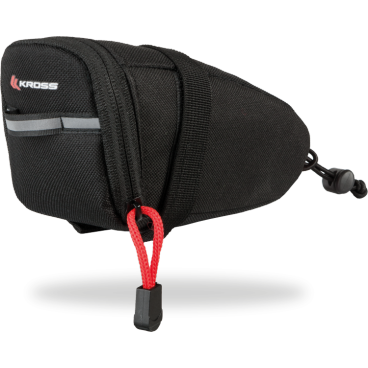 Сумка подседельная для велосипеда Kross BAG 100, 17*10*8cm, черно-красная, T4CTO000126RDBK Сумка подседельная для велосипеда Kross BAG 100, 17*10*8cm, черно-красная, T4CTO000126RDBKВелосумки<br>Где разместить все необходимые аксессуары, которые мы берем с собой в поездку на велосипеде? Конечно в сумке установленой на велосипеде. Простая в установке и не мешает при движении.<br> Характеристики <br>Материал: водонепроницаемый Полиэстер 600D<br>Система крепления: ремни с застежкой-липучкой<br>Дополнительные сведения:<br>- светоотражающая лента<br>Главный отсек на молнии.<br>Размер: 17x10x8 см<br>Вес: 60 г<br>