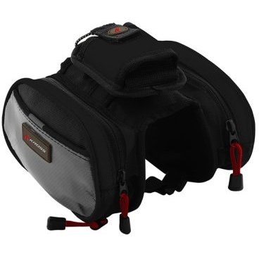 Сумка на раму велосипеда Kross TUBE BAG G916, 17*4.5*9.5cm, черная, T4CTO000134 Сумка на раму велосипеда Kross TUBE BAG G916, 17*4.5*9.5cm, черная, T4CTO000134Велосумки<br>Характеристики <br>Система крепления: ремни на липучках<br>Материал: водонепроницаемый нейлон 1680<br>Дополнения: светоотражательная лента, ремень для крепления заднего фонаря<br>Размер: боковая панель 17х4,5х9,5 см, средняя панель 13х7,5 см<br>Цвет: черный<br>