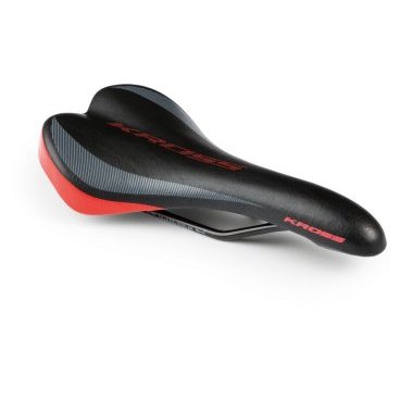 Седло велосипедное Kross STUNT, красный, 278х145 мм, спортивное, T4CSI000846RD Седло велосипедное Kross STUNT, красный, 278х145 мм, спортивное, T4CSI000846RDСедла для велосипедов<br>Удобное седло, предназначенное для городских велосипедов, изготовлено из пенопласта высокой плотности. Покрытие синтетической кожей обеспечивает комфорт во время длительных маршрутов. Подкладка выполнена из двух слоев, это обеспечивает лучшее распределение веса тела. Полированный верхний слой позволяет удобно очищать ее от загрязнений.<br> Характеристики <br>Покрытие: синтетическая кожа<br>Материал наполнителя: пена высокой плотности<br>Стержни: 7 мм из закаленной стали<br>Категория: Спорт<br>Размеры: 278 х 145 мм<br>Вес: 313 г<br>