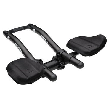 Руль аэро Profile Design T2+ DL Aerobar AL, черный, алюминий, RHAT2DL1 Руль аэро Profile Design T2+ DL Aerobar AL, черный, алюминий, RHAT2DL1Рули<br>Это идеальный вариант добавить аэро-кокпит на классический шоссейный велосипед, который часто используется триатлоне. Эта опция позволит Вам оценить все достоинства аэродинамической посадки.<br>Для индивидуальной подгонки посадки, используйте проставки Profile Design.(до 80 mm)<br> Характеристики <br>Кронштейн: J2 Bracket<br>Подлокотник: F-19a Aluminum Armrest<br>Stack: 60mm-120mm<br>Reach: Max Aft -50mm, Max Fore 20mm<br>Ширина: 210mm with bridge (center to center)<br>Выдвижение: 120mm-170mm (C of basebar-end)<br>Диаметр зажима: Fits 26.0mm and 31.8mm bars<br>Цвет: Anodized Matte Black<br>Вес: 444g<br>