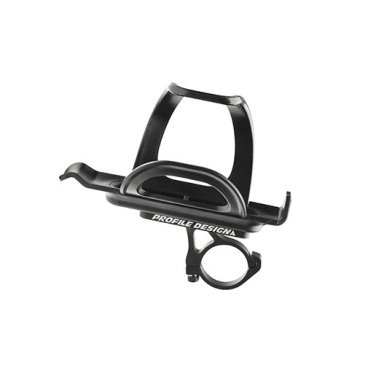 Флягодержатель на руль Profile Design Basebar BTAB Mount Black, черный, алюминий, ACBTABM1 Флягодержатель на руль Profile Design Basebar BTAB Mount Black, черный, алюминий, ACBTABM1Фляги и Флягодержатели<br>Лёгкая конструкция из алюминия. Идеально располагается на стандартном руле. Может быть закреплено вертикально или горизонтально. Используется со стандартными флягами. <br> Характеристики <br> Материал:<br>Кованный алюминий<br> Вес:<br>50g<br> Диаметр хомута:<br>31.8mm<br>