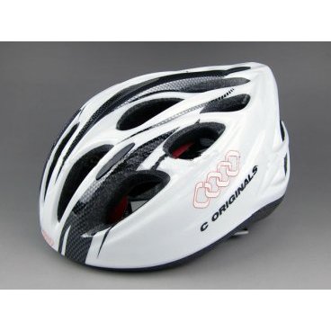 Велошлем C-Original S390, размер L, белый карбон, S390WHCARL Велошлем C-Original S390, размер L, белый карбон, S390WHCARLВелошлемы<br>Удобный велошлем для прогулок. <br>Система быстрой подгонки по размеру при помощи поворотного механизма.<br>Хорошая вентиляция.<br>Материал основания шлема HI-EPS<br>Высокая степень зашиты, в том числе височной области. <br> Характеристики <br> Размер: L<br> Цвет: белый карбон<br>