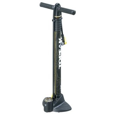 Насос напольный Topeak JoeBlow FAT, 15 Psi / 1 Bar, черный, TJB-FAT-1B Насос напольный Topeak JoeBlow FAT, 15 Psi / 1 Bar, черный, TJB-FAT-1BВелосипедный насос<br>Первый стационарный насос Topeak, разработанный специально для экстремально низкого давления. Идеально подходит для толстых покрышек фэтбайков (FAT Bike). Большой объем воздушной камеры позволяет быстро накачать покрышку. Механический манометр. Насадка шланга TwinHead™ с кнопкой спуска лишнего давления<br> Характеристики <br>Тип манометра: Механический<br>Макс.давление: 15 Psi/1 Bar<br>Материал: Пластик,Металл<br>Дополнительно: Насадка для мячей / надувных игрушек<br>Размеры 17 x 23 x 69 cm<br>Вес товара 1.8 к<br>