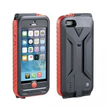 Чехол Topeak Weatherproof RideCase для iPhone 5/5S/5SE, с креплением, красный, TT9839BR Чехол Topeak Weatherproof RideCase для iPhone 5/5S/5SE, с креплением, красный, TT9839BRВелосумки<br>Водонепроницаемый чехол с резервным аккумулятором 3150 мАч, разработанный специально для популярного смартфона Apple iPhone 5/5S/5SE с креплением на руль. Чехол Topeak Weatherproof RideCase полностью водонепроницаем, защищен от механических воздействий и имеет резервный аккумулятор, который увеличивает общий срок работы iPhone почти в 3 раза. Чехол позволяет управлять смартфоном через Touch Screen.<br><br>Реализуйте весь потенциал своего смартфона. С помощью сторонних фитнес приложений (Strava, и прочие) вы можете превратить свой iPhone5/5S/5SE в полноценный велокомпьютер. Благодаря встроенным датчикам GPS и альтиметру, iPhone будет показывать маршрутные данные во время поездки. Наш чехол Topeak Weatherproof RideCase полностью водонепроницаем и крепится на велосипед (руль/вынос руля) с помощью входящего в комплект крепления.<br><br>Аккумулятор емкостью 3150 мАч встроен в чехол. Общая продолжительность работы увеличивается практически в три раза.<br><br>ВНИМАНИЕ <br>Из-за точной подгонки чехла под корпус смартфона, рекомендуем удалить все защитные пленки с задней и боковых крышек. В противном случае смартфон может быть поврежден.<br><br>Материал: высокопрочный пластик<br>Крепление: Вынос руля, Руль, крышка выноса<br>Совместим с оригинальными наушниками Apple<br><br>СмартфонiPhone 5SE, iPhone 5S, iPhone 5<br>Материал товараПластик<br>Цвет Красный<br>ВодостойкостьДа<br>КреплениеРуль или вынос руля<br>Совместимо с трубами 22mm - 44mm<br>Крышка выноса<br>Дополнительно:Аккумулятор емкостью 3150мАч<br>Размеры14,6 х 7,1 х 2,5 см<br><br>Вес товара155 гр.<br>Вес в упаковке300 г<br>