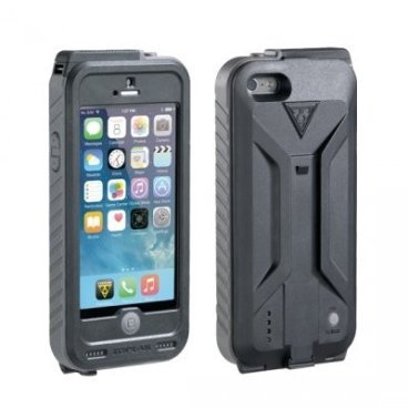 Чехол Topeak Weatherproof RideCase для iPhone 5/5S/5SE, с креплением, серый, TT9839BG Чехол Topeak Weatherproof RideCase для iPhone 5/5S/5SE, с креплением, серый, TT9839BGВелосумки<br>Водонепроницаемый чехол с резервным аккумулятором 3150 мАч, разработанный специально для популярного смартфона Apple iPhone 5/5S/5SE с креплением на руль. Чехол Topeak Weatherproof RideCase полностью водонепроницаем, защищен от механических воздействий и имеет резервный аккумулятор, который увеличивает общий срок работы iPhone почти в 3 раза. Чехол позволяет управлять смартфоном через Touch Screen.<br><br>Реализуйте весь потенциал своего смартфона. С помощью сторонних фитнес приложений (Strava, и прочие) вы можете превратить свой iPhone5/5S/5SE в полноценный велокомпьютер. Благодаря встроенным датчикам GPS и альтиметру, iPhone будет показывать маршрутные данные во время поездки. Наш чехол Topeak Weatherproof RideCase полностью водонепроницаем и крепится на велосипед (руль/вынос руля) с помощью входящего в комплект крепления.<br><br>Аккумулятор емкостью 3150 мАч встроен в чехол. Общая продолжительность работы увеличивается практически в три раза.<br><br>ВНИМАНИЕ <br>Из-за точной подгонки чехла под корпус смартфона, рекомендуем удалить все защитные пленки с задней и боковых крышек. В противном случае смартфон может быть поврежден.<br><br>Материал: высокопрочный пластик<br>Крепление: Вынос руля, Руль, крышка выноса<br>Совместим с оригинальными наушниками Apple<br><br>СмартфонiPhone 5SE, iPhone 5S, iPhone 5<br>Материал товараПластик<br>Цвет серый <br>ВодостойкостьДа<br>КреплениеРуль или вынос руля<br>Совместимо с трубами 22mm - 44mm<br>Крышка выноса<br>Дополнительно:Аккумулятор емкостью 3150мАч<br>Размеры14,6 х 7,1 х 2,5 см<br><br>Вес товара155 гр.<br>Вес в упаковке300 г<br>