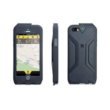 Водонепроницаемый бокс Topeak для iPhone 5, черно-серый, TT9838BG Водонепроницаемый бокс Topeak для iPhone 5, черно-серый, TT9838BGВелосумки<br>Разработанный специально для популярного смартфона Apple iPhone 5/5S/5SE с креплением на руль. Чехол Topeak Weatherproof RideCase полностью водонепроницаем, защищен от механических воздействий. Чехол позволяет управлять смартфоном через Touch Screen. Чехол будет полезен тем, кто ни на секунду не расстается с телефоном, особенно во время тренировок. Совместим с наушниками Apple earphone. <br><br> Реализуйте весь потенциал своего смартфона. С помощью сторонних фитнес приложений (Strava, и прочие) вы можете превратить свой iPhone5/5S/5SE в полноценный велокомпьютер. Благодаря встроенным датчикам GPS и альтиметру, iPhone будет показывать маршрутные данные во время поездки. Наш чехол Topeak Weatherproof RideCase полностью водонепроницаем и крепится на велосипед (руль/вынос руля) с помощью входящего в комплект крепления. <br><br> ВНИМАНИЕ <br> Из-за точной подгонки чехла под корпус смартфона, рекомендуем удалить все защитные пленки с задней и боковых крышек. В противном случае смартфон может быть поврежден. <br> Характеристики <br> Материал: высокопрочный пластик<br> Крепление: Вынос руля, Руль, крышка выноса<br> Совместим с оригинальными наушниками Apple<br>