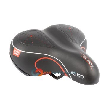 Седло для велосипеда Vinca Sport комфортное с гелем 246х206мм черное с красным VS 02 azuro black/red Седло для велосипеда Vinca Sport комфортное с гелем 246х206мм черное с красным VS 02 azuro black/redСедла для велосипедов<br>Седло Vinca Sport<br>Комфортное сидение для велосипеда с гелевым наполнителем<br>Характеристики:<br>Наличие амортизаторов:есть<br>Размеры: 246х206 мм<br>Производство: Китай<br>черное с красным<br>Артикул VS 02 azuro black/red<br>