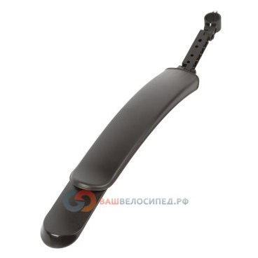 Крыло заднее 24-26 широкое, выдвижное, для двухподвесов, черное 6-614098 Крыло заднее 24-26 широкое, выдвижное, для двухподвесов, черное 6-614098Крылья для велосипедов<br>Крыло заднее 24-26 на подседельный штырь <br>- 24-26 <br>- быстросъемное <br>- пластиковое <br>- регулируемый угол наклона и высота <br>- универсальное креление к подседельному штырю <br>- широкое <br>черное <br>Артикул 6-614098<br>