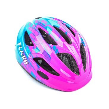 Велошлем детский Author Mirage Inmold, 51-55cm, диод, 11отверстий, розово-синий, 8-9090131 Велошлем детский Author Mirage Inmold, 51-55cm, диод, 11отверстий, розово-синий, 8-9090131Велошлемы<br>Шлем детский Flash оборудован настраиваемой системой фиксации. Изюминкой шлема является интегрированная в затылочной части мигалка на 6 светодиодов с красным рефлектором, имеющая три режима мигания и режим постоянного свечения. Работает с помощью заменяемых батареек CR2032. При изготовлении применена In-mold технология, формирование основы шлема одновременно с установленным верхним покрытием, что позволяет плотно и надежно скрепить эти две части шлема. В комплекте антибактериальные, сменные вставки. 11 больших отверстий дают превосходную вентиляцию, передние закрыты москитной сеткой. Вес 220 грамм с интегрированным щитком. <br> Характеристики <br>Шлем детский Flash оборудован задней встроенной мигалкой на 3 функции мигания. <br> In-mold технология укрепляет структуру шлема. <br>Антибактериальные, сменные вставки. <br>11 отверстий закрытых спереди москитной сеткой.<br> Вес 220 грамм.<br>Цвет: розово-синий<br>Материал: Пластик и пинополистирол .<br>