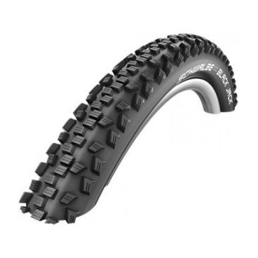 Покрышка Schwalbe Black Jack, K-Guard\SBC, 26x2.25 (57-559), HS407 Покрышка Schwalbe Black Jack, K-Guard\SBC, 26x2.25 (57-559), HS407Велопокрышки<br>Производитель: Schwalbe. Фактически это самая универсальная покрышка. Рисунок протектора заточен для катания как по грунтовым дорогам так и по асфальтовому покрытию. В центральной части шипы расположены так, что формируют непрерывную дорожку, которая идеально катит по асфальту. При этом боковые шипы включаются в активную работу когда резина попадает на грунт. Покрышка имеет базовый антипрокольный слой KevlarGuard. Обладая отличными характеристиками, оптимальной ценой и высокой износоустойчивостью, данная шина стала очень популярной в кругах велолюбителей.<br><br>Характеристики:<br> размер: 26x2.25 (57-559)<br> рекомендуемое давление: 30-65 psi (2,0-4,5 Bar)<br> максимальная нагрузка: 65 кг<br> корд: Wired (проволочный)<br> компаунд: SВC (универсальный качественный компаунд Schwalbe)<br> версия: K-Guard, Active Line (изготовлен из натуральной резины и усилен волокнами KEVLAR, гарантированное качество бренда)<br> EPI: 50<br> вес: 450 грамм<br> цвет: черный<br>