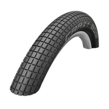 Покрышка Schwalbe Crazy Bob, Dual\Perform, 24x2.35 (60-507), HS356 Покрышка Schwalbe Crazy Bob, Dual\Perform, 24x2.35 (60-507), HS356Велопокрышки<br>Schwalbe CRAZY BOB создана чтобы удовлетворить потребности самых агрессивных стрит-райдеров. Рельеф протектора начинается непосредственно от корда, защищая боковые стенки от износа и снижая вероятность их повреждения. Подобный протектор идеально подойдет для агрессивного катания по асфальту или же бетону. Благодаря особому составу резины, покрышка обладает высокой устойчивостью к износу. Усиленный Dual Compound для лучшего поведения шины.<br><br>Характеристики:<br><br> Размер: 24x2.35 (60x507)<br> Давление: 2,0 - 4,5 атм. (30 - 65 PSI)<br> Нагрузка: 132 кг<br> Корд: Wired: (проволочный жесткий корд)<br> Компаунд: Dual (два различных компонента в компаунде для лучшего поведения шины)<br> Версия: Performance (отличное качение для интенсивного использования)<br> EPI: 67<br> Вес: 995 грамм<br> Цвет: черный<br>