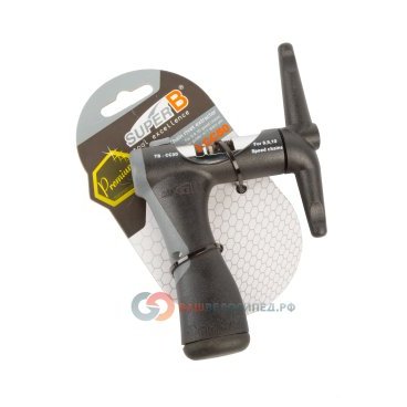 Выжимка 5-880033 профи черно-серая SUPERB Выжимка 5-880033 профи черно-серая SUPERBВелоинструменты<br>NEW, профи, высокопрочный Cr-V сплав, для всех типов 5-10-скоростных цепей, с поджимом, эргономичный дизайн, антискользящее покрытие, в комплекте запасной пин, черно-серая, блистер<br>