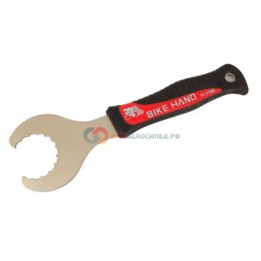 Съемник каретки 6-14027 SHIMANO HOLLOWTECH II профи с рукояткой сталь BIKEHAND Съемник каретки 6-14027 SHIMANO HOLLOWTECH II профи с рукояткой сталь BIKEHANDВелоинструменты<br>NEW, для каретки системы SHIMANO HOLLOWTECH II, высокопрочная легированная сталь, удлиненная эргономичная рукоятка в пластиковом кожухе<br>
