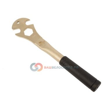 Захват для велосипедных педалей BIKEHAND YC-163, с резиновой рукояткой, 14/15 x 285 мм + ключ на 24 мм, 6-14163