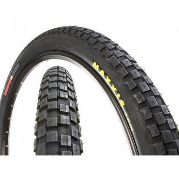 Велопокрышка Maxxis HolyRoller, 20x1.75, 60 TPI, wire, 70a, черная, TB24748000 Велопокрышка Maxxis HolyRoller, 20x1.75, 60 TPI, wire, 70a, черная, TB24748000Велопокрышки<br>Отлично подходит для любого катания, от дертов до улиц. Уникальный дизайн протектора кубиками, который отлично катит по асфальту, вместе с тем обеспечивая отличное сцепление на укатанном грунте. <br><br> Характеристики <br><br> Размер: 20х1.75<br> Компаунд: 70a <br> Корд: 60 TPI, стальной<br> Вес: 425 грамм<br>