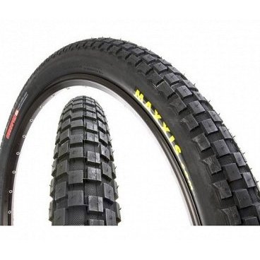 Велопокрышка Maxxis HolyRoller, 20x2.2, 60 TPI, wire, 70a, черная, TB31020000 Велопокрышка Maxxis HolyRoller, 20x2.2, 60 TPI, wire, 70a, черная, TB31020000Велопокрышки<br>Отлично подходит для любого катания, от дертов до улиц. Уникальный дизайн протектора кубиками, который отлично катит по асфальту, вместе с тем обеспечивая отличное сцепление на укатанном грунте. <br> Характеристики <br> Размер: 20х2.20<br> Компаунд: 70a <br> Корд: 60 TPI, стальной<br> Вес: 610 грамм<br>