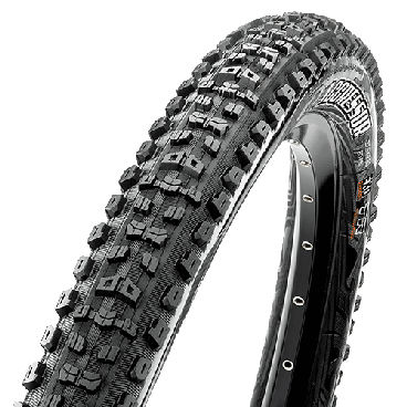 Велопокрышка Maxxis Aggressor EXO TR, 27.5x2.3, 60 TPI, складная, черная, TB91009100 Велопокрышка Maxxis Aggressor EXO TR, 27.5x2.3, 60 TPI, складная, черная, TB91009100Велопокрышки<br>Новая покрышка от Maxxis, разработанная специально для гонщиков эндуро. Оптимальное расположение центральных шипов протектора и жёсткие боковые шипы обеспечивают хорошее сцепление на различных типах грунта и при прохождении поворотов на скорости. Поистине универсальная покрышка, которая подойдёт как для трасс кросс-кантри, так и для техничных спусков в горах. <br><br><br> <br> Характеристики <br><br> <br>Размер: 27.5х2.30<br> <br>Компаунд: 120 TPI<br> <br>Материал корда: кевлар<br> <br>Вес: 1050 грамм<br>