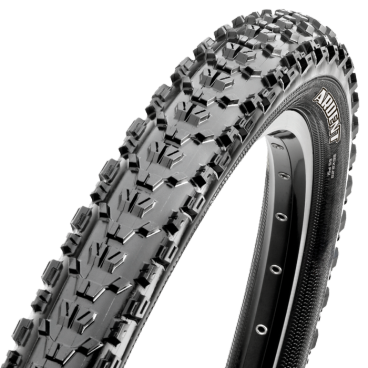 Велопокрышка Maxxis Ardent EXO, 27.5x2.4, 60 TPI, складная, Single, черная, TB85965200 Велопокрышка Maxxis Ardent EXO, 27.5x2.4, 60 TPI, складная, Single, черная, TB85965200Велопокрышки<br>Maxxis Ardent – новейшая покрышка для скоростного спуска, фрирайда и All-mountain. Созданная с целью обеспечить максимальное сцепление с грунтом, в тоже время покрышка Ardent хорошо подходит для гонок. Большие и массивные боковые шипы с многочисленными скошенными гранями удерживают вас при прохождении скоростных поворотов. Центральные шипы, работающие прежде всего при разгоне и торможении, также получили скошенные грани, снижающие сопротивление качению. Благодаря малому весу и широкому количеству выпускаемых размеров, покрышки Ardent прекрасно подойдут и для скоростного спуска, и для трейлрайдинга! <br><br> • Минимальное сопротивление качению<br><br> • Легкая, большого объема, однослойная <br> Характеристики <br> — Размер 27,5Х2,4<br> — Кросс-кантри/марафон<br> — Cтальная<br> — Максимальное давление 60 PSI<br> — TPI 60<br>
