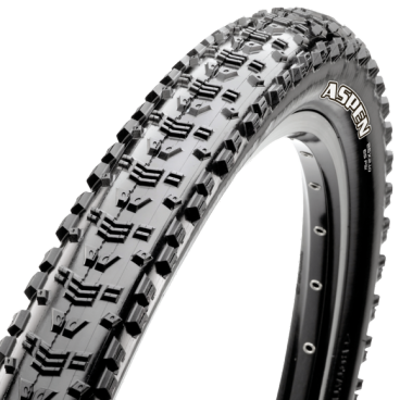 Велопокрышка Maxxis Aspen, 29x2.1, 120 TPI, складная, черная, TB96653000 Велопокрышка Maxxis Aspen, 29x2.1, 120 TPI, складная, черная, TB96653000Велопокрышки<br>Компания Maxxis вновь отличилась, выпустив новейшую гоночную покрышку для «кросс-кантри». Новая покрышка Maxxis Aspen задает новые стандарты для легких покрышек для «кросс-кантри» с минимальным сопротивлением качению. Покрышка Aspen сглаживает даже самые ощутимые неровности рельефа за счет объемного каркаса, а двойной состав обеспечивает оптимальное сцепление в повороте. Если вы твердо вознамерились первым пересечь финишную черту, Aspen — это ваш выбор. <br> Характеристики <br> Размер: 29X2.10<br> ETRTO: 52-622 <br> TPI: 120<br> Тип: FOLDABLE<br> Вес: 565 г <br> Компаунд: DUAL<br> Макс. давление <br> PSI: 65 <br> Цвет: черный<br>