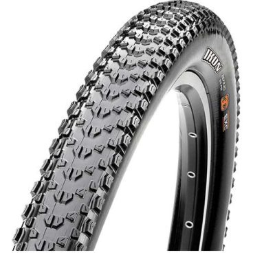 Велопокрышка Maxxis IKON EXO TR, 29x2.2, 60 TPI, складная, Dual, черная, TB96740300 Велопокрышка Maxxis IKON EXO TR, 29x2.2, 60 TPI, складная, Dual, черная, TB96740300Велопокрышки<br>Maxxis Ikon - наилегчайшая покрышка для настоящих гонщиков. Большой объем и рисунок, обеспечивающий быстрое качение наделяют Maxxis Ikon лучшими характеристиками для гонок в любых условиях. <br><br> Характеристики <br><br> TR - Tubeless Ready<br> Направленные пятиугольные скошенные шипы<br> Размер: 29x2.20<br> Плотность корда: 60 TPI<br> Тип корда: складной<br> Компаунд: 3C Maxx Speed<br> Максимальное давление: 60 PSI<br> Жесткость резины: 62a/60a<br> Вес: 640г<br>