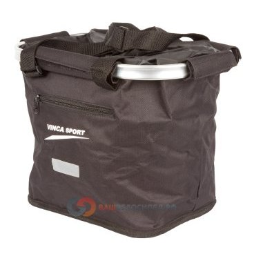 Сумка на руль велосипедная Vinca Sport с быстросъёмным креплением, 340*250*260мм, 12012 Сумка на руль велосипедная Vinca Sport с быстросъёмным креплением, 340*250*260мм, 12012Велосумки<br>Сумка на руль Vinca sport с быстросъёмным креплением<br>Материал 600D+210 полиэстер<br>Размеры:340*250*260мм,)<br>Светоотражающая лента<br>Карман<br>