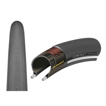 Велопокрышка Continental Sport CONTACT 2, 700x42C(40C), (610гр.), черная, 01011020000 Велопокрышка Continental Sport CONTACT 2, 700x42C(40C), (610гр.), черная, 01011020000Велопокрышки<br>Это супер быстрая покрышка-слик, превращает любой велосипед в гонщика. Надежность и защита от проколов благодаря новому составу шин и двум слоям SafetySystem. Усовершенствованный 180 TPI нейлон корпуса.<br><br>Рисунок протектора микро-бриллиант катится быстро, но не скользит по гравию и грязи. Светоотражающие боковые стенки для дополнительной безопасности и Sport Contact, который можно использовать с динамо фонарями. <br><br> Характеристики <br><br>Размеры: 700 x 42C<br>ETRTO: 42-622 <br>Давление: 80-102 psi<br>Корд: стальной<br>Вес: 610 грамм<br>
