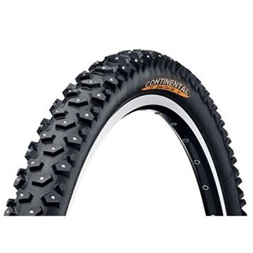 Покрышка Continental Spike Claw 240 (шипов), 26x2.1, (900гр.), черная, 01158490000 Покрышка Continental Spike Claw 240 (шипов), 26x2.1, (900гр.), черная, 01158490000Велопокрышки<br>Шипы обеспечивают сцепление на обледенелых и заснеженных поверхностях. Благодаря открытому протектору, она имеет хорошие самоочищающиеся свойства. Для экстремального MTБ использования зимой.<br><br> Характеристики <br>Металл-шипованная резина для использования на снегу или гололеде<br>3 слоя, 84 TPI корпус<br>Открытый протектор<br>Размер: 26 х 2,1<br>Вес: 900 г<br>