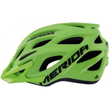 Велошлем Merida Charger, 54-58cm, 15 отверстий, зеленый, 2277006601 Велошлем Merida Charger, 54-58cm, 15 отверстий, зеленый, 2277006601Велошлемы<br>Шлем Merida Charger совмещает в себе такие важные качества как прочность, малый вес и лаконичный внешний вид. Созданный для маунтин байка, он обладает усиленной защитой затылка и имеет 15 вентиляционных отверстий. <br><br><br> Характеристики <br><br>- Размер: 54-58 см (M)<br>- 15 вентиляционных отверстий<br>- Съемный козырек<br>- Мягкие вставки внутри шлема: 2d micro dial fit system<br>- Цвет: зеленый<br>