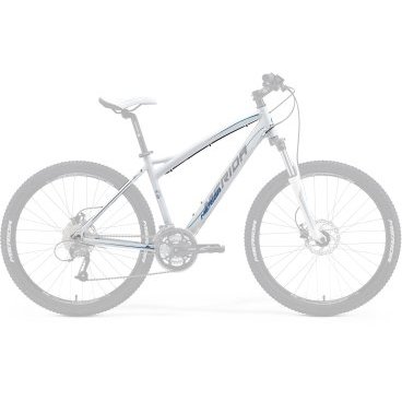 Рама велосипедная Merida Juliet 6.40-V-FRM, Silk White (серо/голубая), 2015 г. Рама велосипедная Merida Juliet 6.40-V-FRM, Silk White (серо/голубая), 2015 г.Рамы<br>Размер колес: 26<br>Материал рамы: 6061 aluminium<br>Рулевой стакан: 1 1/8<br>Цвет: Silk White (grey/lite blue)<br>Вес: 2000 г <br>Амортизатор: передний (рекомендовано до 100мм)<br>Стандарт крепления тормоза: IS<br>Модельный ряд: 2015<br>Дополнительно: только дисковые тормоза<br>