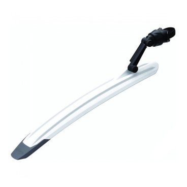 Крыло велосипедное заднее BBB, MTBProtector, белый, BFD-13R Крыло велосипедное заднее BBB, MTBProtector, белый, BFD-13RКрылья для велосипедов<br>Заднее крыло MTB с брызговиками TPR.<br><br>Двухцветный композитный материал.<br><br>Специально разработанная геометрия обеспечивает обширную область защиты от воды и грязи.<br><br>Система быстрой установки RingFix.<br><br>В комплекте наклейка для защиты подседельного штыря.<br><br>Подходит для 26-дюймовых байков и шоссейных велосипедов с колесами 28 дюймов.<br><br>Подходит для подседельных штырей диаметром от 25 до 34,9 мм.<br>