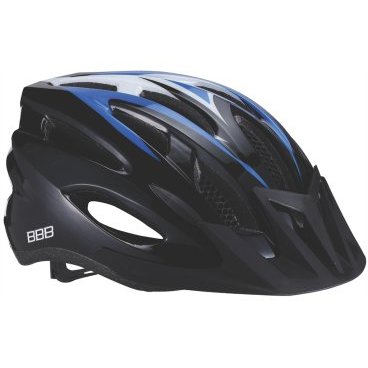 Велошлем BBB 2015, helmet Condor, черно-синий, 18 отверстий, US:L (57-63см), BHE-35 Велошлем BBB 2015, helmet Condor, черно-синий, 18 отверстий, US:L (57-63см), BHE-35Велошлемы<br>Интегрированная конструкция.<br><br>18 вентиляционных отверстий.<br><br>Отверстия для вентиляции в задней части шлема для оптимального распределения потоков воздуха.<br><br>Защитная сетка от насекомых в вентиляционных отверстиях.<br><br>Настраиваемые ремешки для максимально комфортной посадки.<br><br>Простая в использовании система настройки TwistClose, можно настроить шлем одной рукой.<br><br>Съемные мягкие накладки с антибактериальными свойствами и возможностью стирки.<br><br>Светоотражающие наклейки на задней части шлема.<br><br>Съемный козырек.<br><br>Размеры: L (57-63 см).<br>