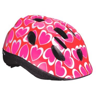 Велошлем BBB, Boogy heart, розовый, US:M (52-56 см), BHE-37 Велошлем BBB, Boogy heart, розовый, US:M (52-56 см), BHE-37Велошлемы<br>12 вентиляционных отверстий. <br><br>Задние вентиляционные отверстия для оптимального воздушного потока. <br><br>Сетка - защищает от насекомых. <br><br>Регулируемые ремни для совершенной и удобной посадки. <br><br>Легкая регулировка TwistClose системы, можно регулировать одной рукой. <br><br>Моющиеся антибактериальные колодки. <br><br>Светоотражающие наклейки сзади. <br><br>Размеры: M (52-56 см)<br>