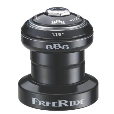 Рулевая колонка BBB FreeRide threardless, 1.1/8, incl. topcap, черный, BHP-52 Рулевая колонка BBB FreeRide threardless, 1.1/8, incl. topcap, черный, BHP-52Рули<br>безрезьбовая рулевая колонка для фрирайда.<br><br>Специально для фрирайда/bmx/спуска.<br><br>Износостойкие закрытые шарикоподшипники.<br><br>Верхний колпачок из прочной стали, нижний колпачок из chromo.<br>