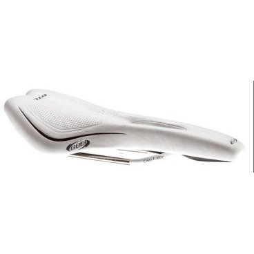 Седло велосипедное BBB AnatomicLite DTL, белое, универсальное, BSD-07 Седло велосипедное BBB AnatomicLite DTL, белое, универсальное, BSD-07Седла для велосипедов<br>D = Двойная технология плотности.<br><br>T = Титан / рельсы комбинации CrMo.<br><br>L = перфорированное кожаное покрытие<br><br>Жесткое кожаное покрытие. Разработано, чтобы поглотить удары и колебания самого тяжелого ландшафта. Высокое качество прошивки - не будет разъезжаться даже после долгого использования. Пластиковые вставки черного цвета защищают наиболее уязвимые части седла от протирания. <br><br>Вес: 243 г<br>