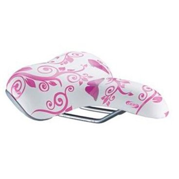 Седло велосипедное BBB saddle sports DesignComfort, бело-розовое, BSD-47_b/fly pink Седло велосипедное BBB saddle sports DesignComfort, бело-розовое, BSD-47_b/fly pinkСедла для велосипедов<br>Удобное спортивное седло.<br><br>Пенные вставки двойной плотности поглощают удары.<br><br>Геометрия ComfortLite.<br>