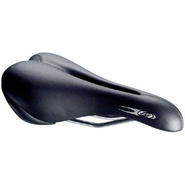 Седло велосипедное BBB sports SmoothDensity, мужское, черное, BSD-14 Седло велосипедное BBB sports SmoothDensity, мужское, черное, BSD-14Седла для велосипедов<br>Роскошное, спортивное седло с синтетическим кожаным покрытием.<br><br>Отверстие в центральной части предотвращает возможное онемение, особенно в течение длительного катания. <br><br>Высокое качество прошивки - не будет разъезжаться даже после долгого использования.<br><br>Пластиковые вставки черного цвета защищают наиболее уязвимые части седла от протирания.<br><br>Легкие рельсы из CrMo с индикаторами корректировки.<br>