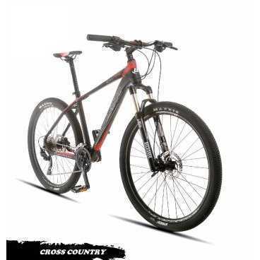 Горный велосипед Upland Count 300 27.5 2017 Горный велосипед Upland Count 300 27.5 2017Горные (MTB)<br>Upland Count 300<br>Upland Count 300 надежный горный велосипед с колесами 27.5. Велосипед оснащен оборудованием прогулочного уровня фирмы Shimano, надежными дисковыми гидравличкскими тормозами прогулочного уровня, амортизационной вилкой c ходом 100 мм, воздушной пружиной и возможностью ее блокировки. Материал рамы - алюминий, это обеспечивает снижение веса всей конструкции и придает ей необходимую жесткость<br><br><br><br><br>Общие характеристики<br><br><br>Модель<br>2017 года<br><br><br>Тип<br>для взрослых<br><br><br>Область применения<br>Горный (кросс-кантри)<br><br><br>Вес велосипеда<br>12.7 кг<br><br><br>Рама, вилка<br><br><br>Наименование рамы<br>LIGHT ALUMINIUM GW01 TB TAPER<br><br><br>Материал рамы<br>Алюминий<br><br><br>Размеры рамы<br>17<br><br><br>Наименование мягкой вилки<br>ROCKSHOX 30 SILVER LOCKOUT 100MM<br><br><br>Амортизация<br>Hard tail (с амортизационной вилкой)<br><br><br>Тип вилки<br>Воздушная<br><br><br>Ход вилки<br>100 мм<br><br><br>Колеса<br><br><br>Диаметр колес<br>27.5 дюймов<br><br><br>Наименование колес<br>UPLAND 29A W/SHIMANO HUBS<br><br><br>Наименование покрышек<br>SCHWALBE RAPID ROB 27.5*2.25<br><br><br>Торможение<br><br><br>Наименование переднего тормоза<br>SHIMANO HYDRAULIC DISC<br><br><br>Тип переднего тормоза<br>дисковый гидравлический<br><br><br>Уровень переднего тормоза<br>прогулочный<br><br><br>Наименование заднего тормоза<br>SHIMANO HYDRAULIC DISC<br> <br><br><br>Тип заднего тормоза<br>дисковый гидравлический<br><br><br>Уровень заднего тормоза<br>прогулочный<br><br><br>Трансмиссия<br><br><br>Количество скоростей<br>30<br><br><br>Уровень заднего переключателя<br>прогулочный<br><br><br>Наименование заднего переключателя<br>SHIMANO DEORE<br><br><br>Уровень переднего переключателя<br><br><br><br><br>прогулочный<br><br><br><br><br><br><br>Наименование переднего переключателя<br>SHIMANO DEORE<br><br><br>Уровень манеток<br>прогулочные<br><br><br>Наименование манеток<br>SHIMANO DEORE<br><br><br>Система<br>SHIMANO DEORE 42/32/24T<br><br><br>Тип посадочной части вала каретки<br>Hollowtech II<br><br><br>Количество звезд системы<br>3, число зубьев 42-32-24<br><br><br>Конструкция педалей<br>классическая<br><br><br>Руль<br><br><br>Наименование руля<br>UPLAND HB023<br><br><br>Конструкция руля<br>прямой<br><br><br>Вынос<br>UPLAND HS125<br><br><br>Седло<br><br><br>Наименование седла<br>UPLAND 1164<br><br><br>Подседельный штырь<br>UPLAND SP004<br><br><br><br><br> <br>