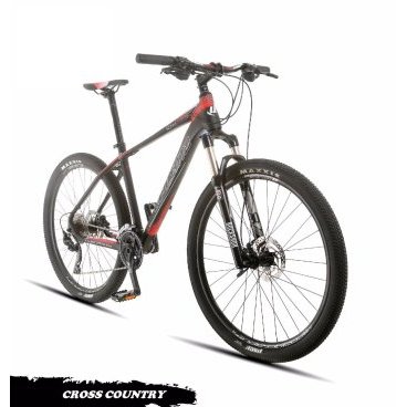 Горный велосипед Upland Count 300 27.5 2017 Горный велосипед Upland Count 300 27.5 2017Горные (MTB)<br>Upland Count 300<br>Upland Count 300 надежный горный велосипед с колесами 27.5. Велосипед оснащен оборудованием прогулочного уровня фирмы Shimano, надежными дисковыми гидравличкскими тормозами прогулочного уровня, амортизационной вилкой c ходом 100 мм, воздушной пружиной и возможностью ее блокировки. Материал рамы - алюминий, это обеспечивает снижение веса всей конструкции и придает ей необходимую жесткость<br><br><br><br><br>Общие характеристики<br><br><br>Модель<br>2017 года<br><br><br>Тип<br>для взрослых<br><br><br>Область применения<br>Горный (кросс-кантри)<br><br><br>Вес велосипеда<br>12.7 кг<br><br><br>Рама, вилка<br><br><br>Наименование рамы<br>LIGHT ALUMINIUM GW01 TB TAPER<br><br><br>Материал рамы<br>Алюминий<br><br><br>Размеры рамы<br>19<br><br><br>Наименование мягкой вилки<br>ROCKSHOX 30 SILVER LOCKOUT 100MM<br><br><br>Амортизация<br>Hard tail (с амортизационной вилкой)<br><br><br>Тип вилки<br>Воздушная<br><br><br>Ход вилки<br>100 мм<br><br><br>Колеса<br><br><br>Диаметр колес<br>27.5 дюймов<br><br><br>Наименование колес<br>UPLAND 29A W/SHIMANO HUBS<br><br><br>Наименование покрышек<br>SCHWALBE RAPID ROB 27.5*2.25<br><br><br>Торможение<br><br><br>Наименование переднего тормоза<br>SHIMANO HYDRAULIC DISC<br><br><br>Тип переднего тормоза<br>дисковый гидравлический<br><br><br>Уровень переднего тормоза<br>прогулочный<br><br><br>Наименование заднего тормоза<br>SHIMANO HYDRAULIC DISC<br> <br><br><br>Тип заднего тормоза<br>дисковый гидравлический<br><br><br>Уровень заднего тормоза<br>прогулочный<br><br><br>Трансмиссия<br><br><br>Количество скоростей<br>30<br><br><br>Уровень заднего переключателя<br>прогулочный<br><br><br>Наименование заднего переключателя<br>SHIMANO DEORE<br><br><br>Уровень переднего переключателя<br><br><br><br><br>прогулочный<br><br><br><br><br><br><br>Наименование переднего переключателя<br>SHIMANO DEORE<br><br><br>Уровень манеток<br>прогулочные<br><br><br>Наименование манеток<br>SHIMANO DEORE<br><br><br>Система<br>SHIMANO DEORE 42/32/24T<br><br><br>Тип посадочной части вала каретки<br>Hollowtech II<br><br><br>Количество звезд системы<br>3, число зубьев 42-32-24<br><br><br>Конструкция педалей<br>классическая<br><br><br>Руль<br><br><br>Наименование руля<br>UPLAND HB023<br><br><br>Конструкция руля<br>прямой<br><br><br>Вынос<br>UPLAND HS125<br><br><br>Седло<br><br><br>Наименование седла<br>UPLAND 1164<br><br><br>Подседельный штырь<br>UPLAND SP004<br><br><br><br><br> <br>